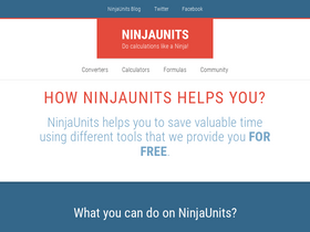'ninjaunits.com' screenshot