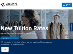 'maricopa.edu' screenshot