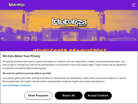 'lollapaloozade.com' screenshot