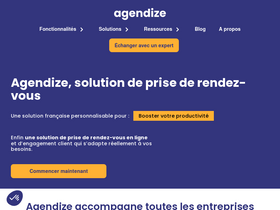'agendize.com' screenshot