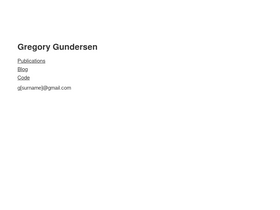 'gregorygundersen.com' screenshot