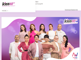 'kiss92.sg' screenshot