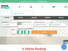'admiral.travel' screenshot