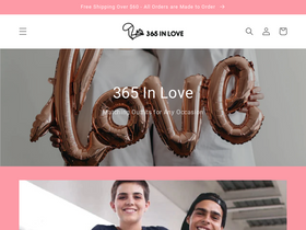 365inlove.com homepage screenshot