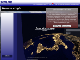 'satflare.com' screenshot