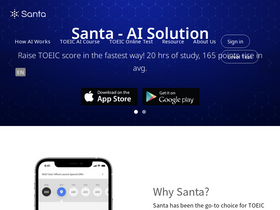 'aitutorsanta.com' screenshot