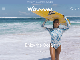 wavvves.com homepage screenshot