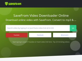 'savefrom.to' screenshot