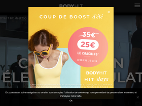 'bodyhit.fr' screenshot