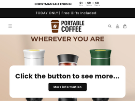 Portable Coffee website screenshot