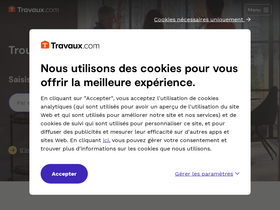 'travaux.com' screenshot