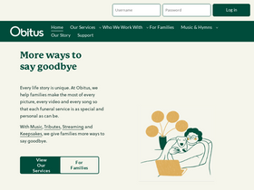 'obitus.com' screenshot