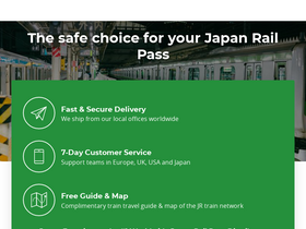 'japan-rail-pass.com' screenshot