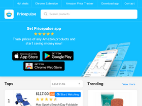 'pricepulse.app' screenshot