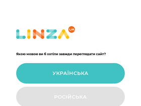 'linza.com.ua' screenshot