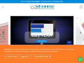 'biemmepiautoattrezzature.it' screenshot
