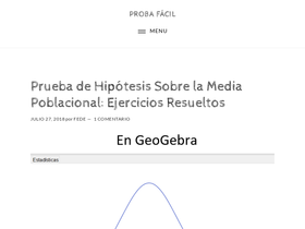 'probafacil.com' screenshot