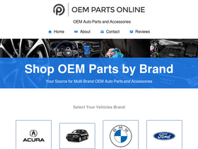 'oempartsonline.com' screenshot