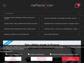 'maplatine.com' screenshot