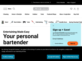 'blackanddecker.com' screenshot