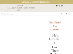 'bucketlistjourney.net' screenshot