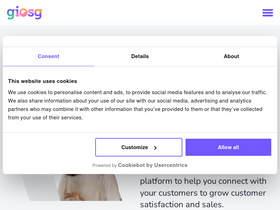 'giosg.com' screenshot