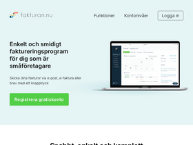 'fakturan.nu' screenshot
