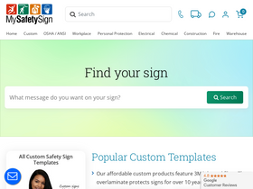 'mysafetysign.com' screenshot