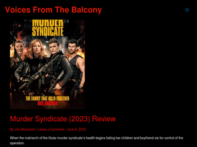 'voicesfromthebalcony.com' screenshot