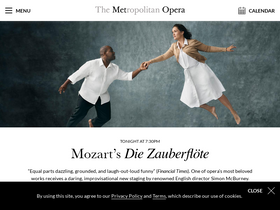 'metopera.org' screenshot