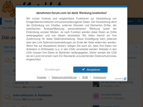 'abnehmen-forum.com' screenshot