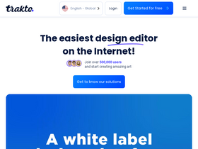 'trakto.io' screenshot