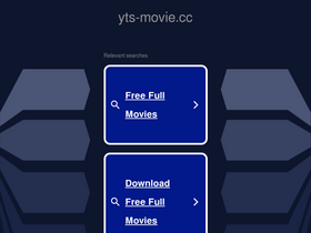 'yts-movie.cc' screenshot