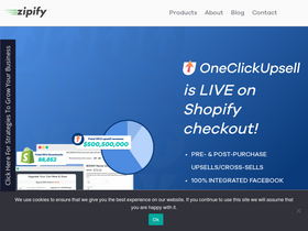 'zipify.com' screenshot