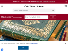 'eastonpress.com' screenshot