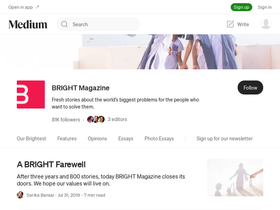 'brightthemag.com' screenshot