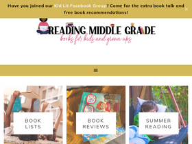'readingmiddlegrade.com' screenshot