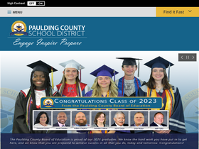 'paulding.k12.ga.us' screenshot