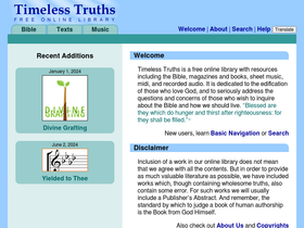 'timelesstruths.org' screenshot