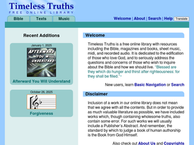 'timelesstruths.org' screenshot