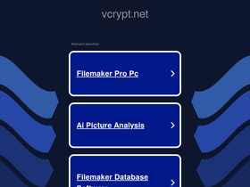 'vcrypt.net' screenshot