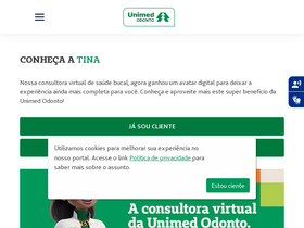 'unimedodonto.com.br' screenshot
