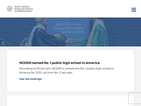 'ncssm.edu' screenshot