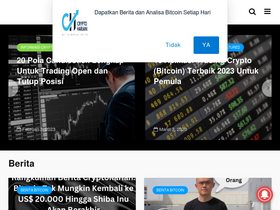 'cryptoharian.com' screenshot