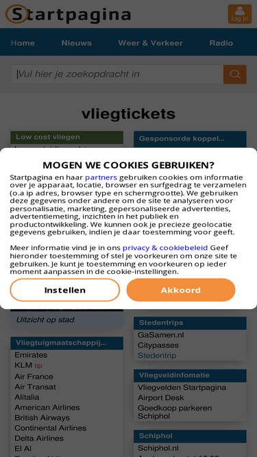 vliegtickets.startpagina.nl