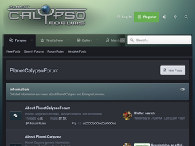 'planetcalypsoforum.com' screenshot
