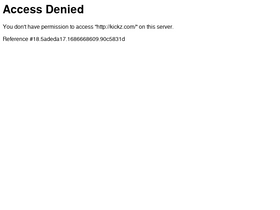 'kickz.com' screenshot