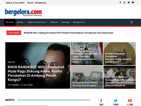 'bergelora.com' screenshot