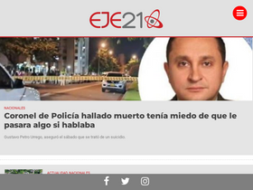 'eje21.com.co' screenshot