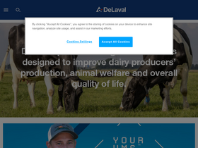 'delaval.com' screenshot